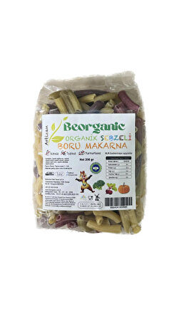 Beferment Organic  Artizan  Sebzeli Çocuk Boru Makarna  200 g