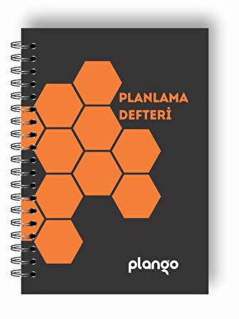 Bal Peteği Günlük Planlayıcı Defter - Daily Planner - Ders Çalışma Planlayıcı Defteri - Planlama Def