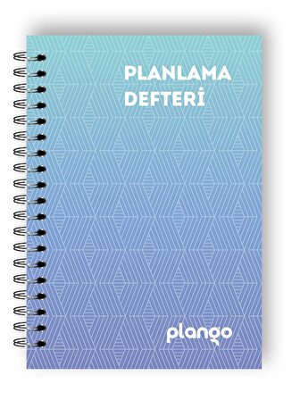 Mavi Çizgiler Günlük Planlayıcı Defter - Daily Planner - Ders Çalışma Planlayıcı Defteri - Planlama 