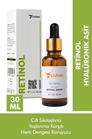 Livben ® Anti-aging Cilt Sıkılaştırıcı Retinol Serum 30 ML