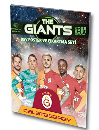 Mythos Galatasaray Dev Poster Ve Çıkartma Seti Lisanslı