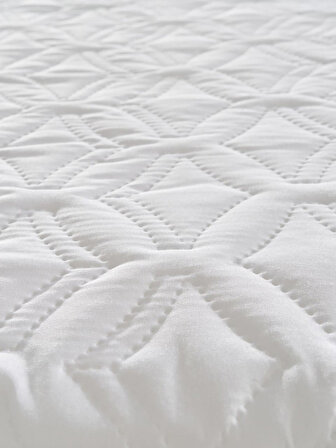 Keremce Lüks Çantalı Sünger Oyun Parkı Yatağı 60x120 Yatak Beyaz