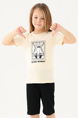 Looney Tunes L1589-2 Kız Çocuk T-Shirt Fil Dişi