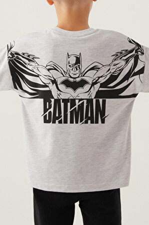Batman With Emblem Kar Melanj Erkek Çocuk Bermuda Takım