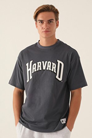 Harvard Cool Antrasit Erkek T-Shirt