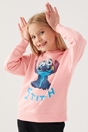 Stitch Toy Somon Kız Çocuk Sweatshirt