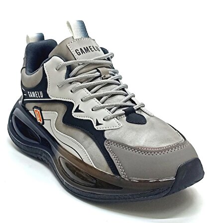 GAMELU 23KM Sova Memory Taban Erkek Spor Ayakkabı Sneaker Füme