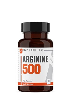 Simple Nutritions Arginine 500 mg 90 Tablet