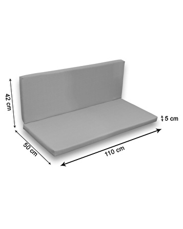 Dekosoy Arkalıklı Bank Minderi 110x50x5cm