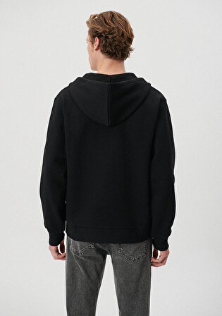 Fermuarlı Siyah Sweatshirt 0S10040-900