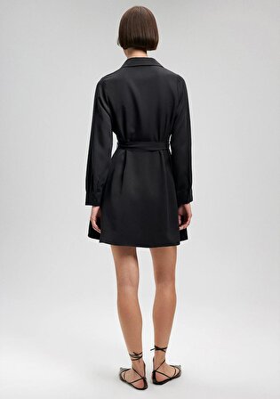 Siyah Mini Elbise 1310435-900