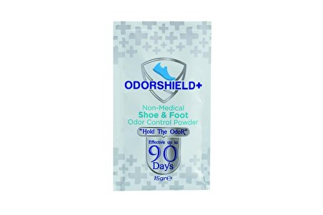 Odorshield+ 1 Adet Ayakkabı - Ayak Kokusu Giderici / Önleyici Toz 15gr. 90 Güne Kadar Etkili