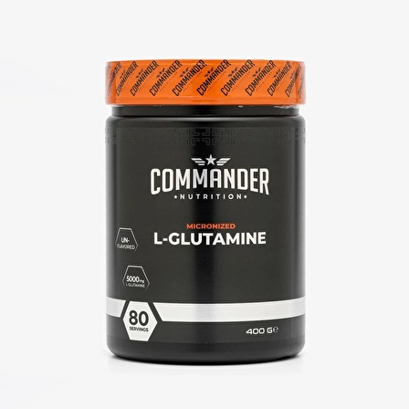 Commander Nutrition Micronized L-Glutamine 400g (80 Servis) - Aromasız