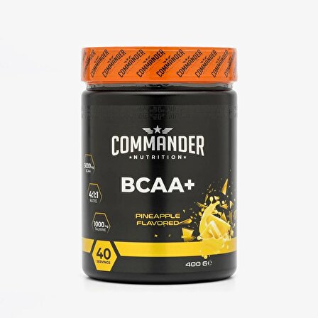Commander Nutrition B.C.A.A+ 400g (40 Servis) - Ananas Aromalı