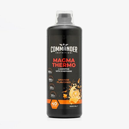 Commander Nutrition Magma Thermo L-Carnitine 1000ml (40 Servis) - Portakal Aromalı