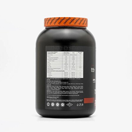 Commander Nutrition Serious Whey Protein Tozu 900g (30 Servis) - Brownie Aromalı