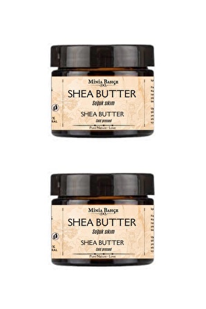 SOĞUK SIKIM SHEA BUTTER (KARİTE) YAĞI %100 DOĞAL & SAF 50 ml, 2 adet