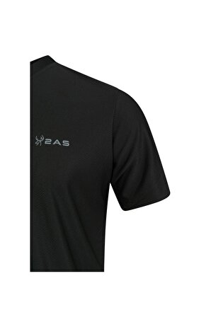 2AS Elba V Yaka T-shirt Siyah