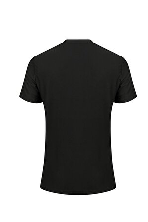 2AS Elba V Yaka T-shirt Siyah