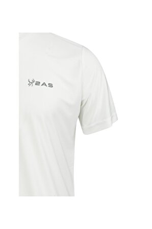 2AS Elba V Yaka T-shirt Beyaz