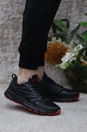 Kinetix Fazer TX Siyah Kırmızı Anatomik Hafif Orijinal Ürün Erkek Spor Ayakkabı