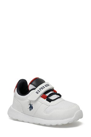 GARFIELD JR 4FX Beyaz Kız Çocuk Spor Ayakkabı-Beyaz-Lacivert -Kırmızı