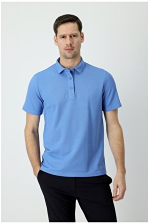 Kinetix Erkek Açık Mavi M-SN328 4FX Polo Yaka T-shirt 101509957