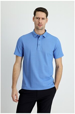Kinetix Erkek Açık Mavi M-SN328 4FX Polo Yaka T-shirt 101509957