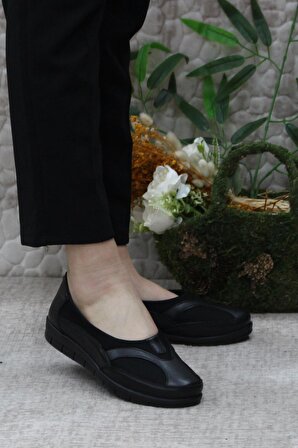 Polaris 105006 Siyah 5 Nokta Orijinal Ürün Hakiki Deri Kadın Ayakkabı