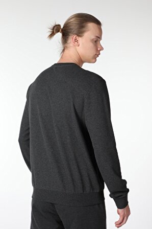 defy's ERKEK BASIC SWEATSHIRT ANTRASİT - L