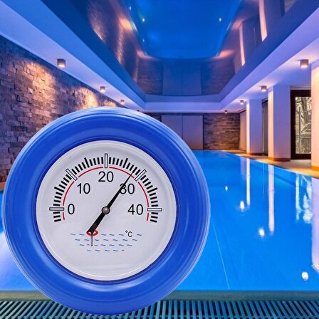 Water Fun Profesyonel Tip Yüzer Havuz Termometresi Kadranlı-Deluve Floating Dial Thermometer-ToptancıyızBiz