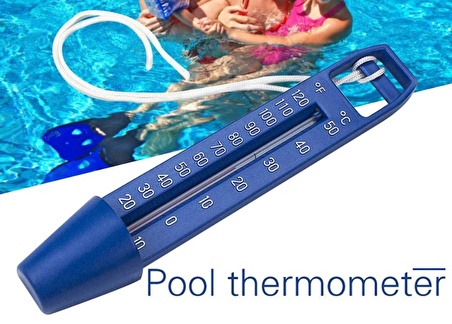 Water Fun Ekonomik Model Termometre İpiyle Birlikte-Economy Thermometer-ToptancıyızBiz