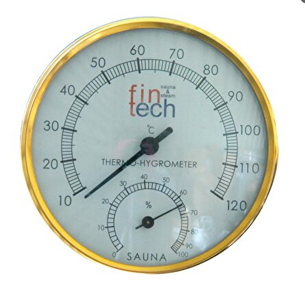 FINTECH Sauna Plastik Termometre ve Higrometre Tek Saat İçinde-ToptancıyızBiz