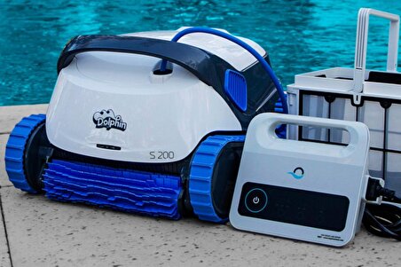 Gemaş DOLPHIN S200 Otomatik Havuz Süpürge Robotu-Automatic Pool Cleaners-ToptancıyızBiz