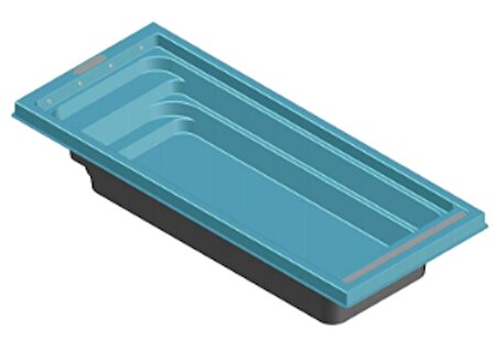 Fiber Hazır Havuz Elegance Model 3,60 x 8,60 x 1,50 mt - 29 m3 - ToptancıyızBiz