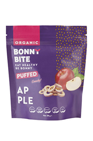 Bonny Bite Organik Patlatılmış Elma 4'lü