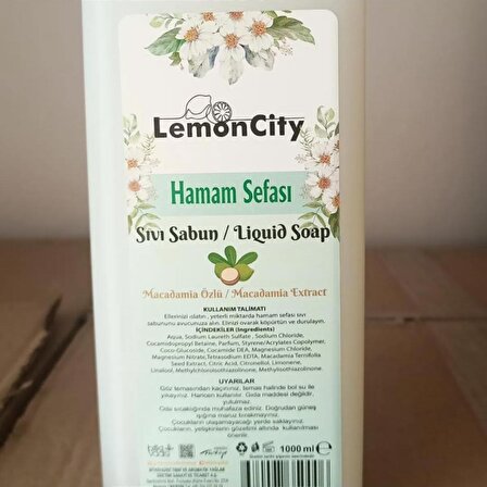 Lemon City Hamam Sefası Sıvı Sabun 1000 ml