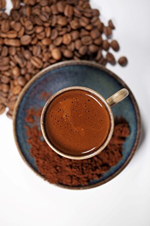 Türk Kahvesi Premium Taze Öğütülmüş  Bol Köpüklü Özel Silindir Kutu 250 gr 6'lI