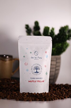 Türk Kahvesi Taze Öğütülmüş Bol Köpüklü 10 x 100 gr Mutlu Yıllar Paketi