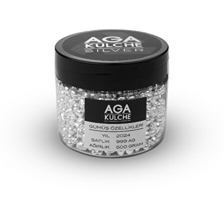 AgaKulche 500 Gram (999) Granül Gümüş