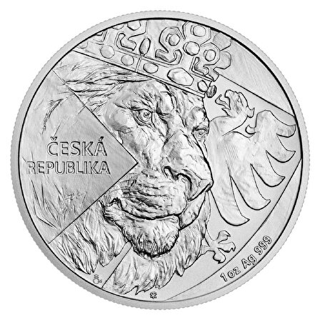 1 Ons Czech Lion 2024 Gümüş Sikke Coin (999.0)