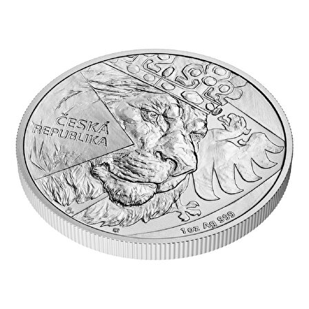 1 Ons Czech Lion 2024 Gümüş Sikke Coin (999.0)