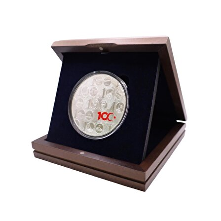 Türkiye Yüzyılı 2023 150 Gram Gümüş Sikke Coin (999.0)