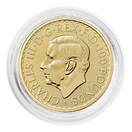 Britannia King Charles III (2024) 1 Ons Altın Sikke Coin (999.9)