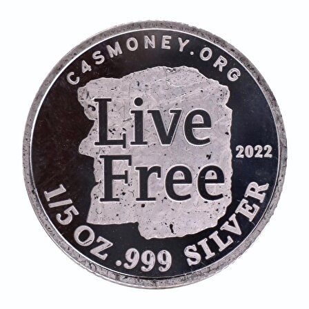 Live Free Libertas 2022 6,22 Gram Gümüş Sikke Coin (999.0)