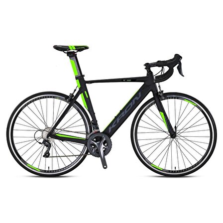 Kron RC 2000 28’ 56cm 16 Vites Kaliper Yol Bisikleti Mat Siyah Neon Sarı Füme