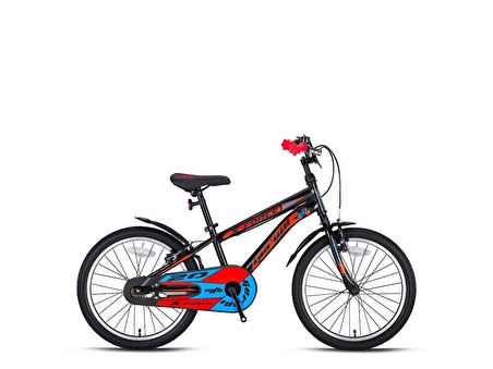 Geroni X-FORCE - 20" MTB - 10' - VİTESSİZ - V.B. SİYAH-KIRMIZI MAVİ