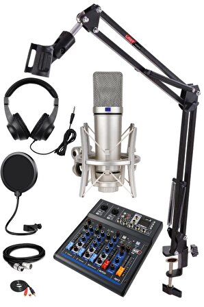 Lastvoice Mix Paket-3 Stüdyo Youtuber Podcast Kayıt Ekipman Seti