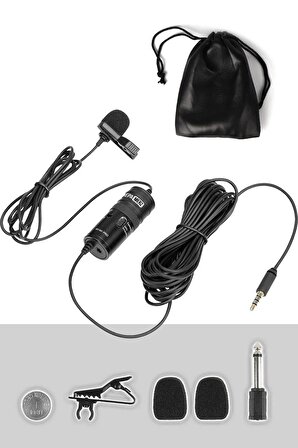 Hepa Merz HM1C Youtuber Yaka Mikrofonu Kamera Pc Telefon (Android-İos)
