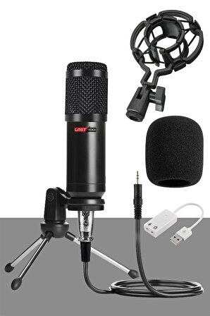 Stüdyo Ekipmanları Midi Live Paket-1 Ses Kartlı Mikser Midi Klavye BM800 Mikrofon Kulaklık